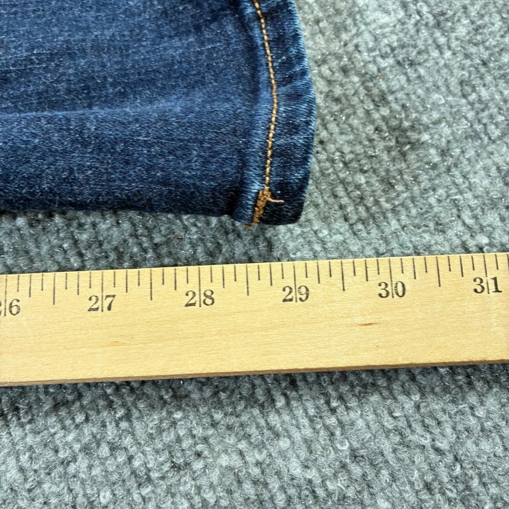 Lauren‎ Ralph Lauren Curvy Straight Jeans Womens 6 Dark Wash Blue Denim